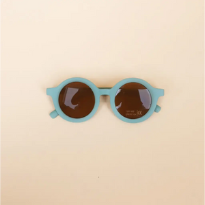 Round Retro Sunglasses for Kids | Light Pink