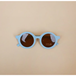 Round Retro Sunglasses for Kids | Light Pink