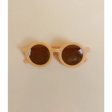 Round Retro Sunglasses for Kids | Sunshine Yellow
