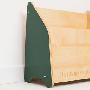 Montessori bookshelf for toddlers