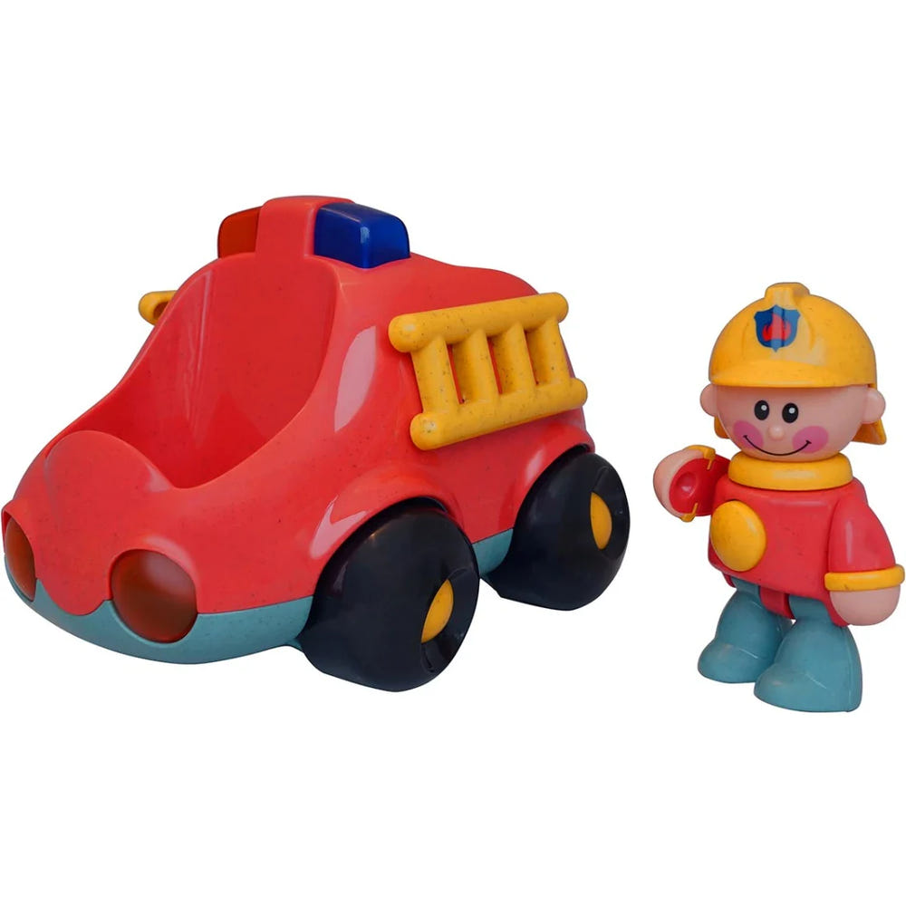 First Friends Fire Engine toy for toddlers, vibrant red design, perfect for imaginative play and early learning.