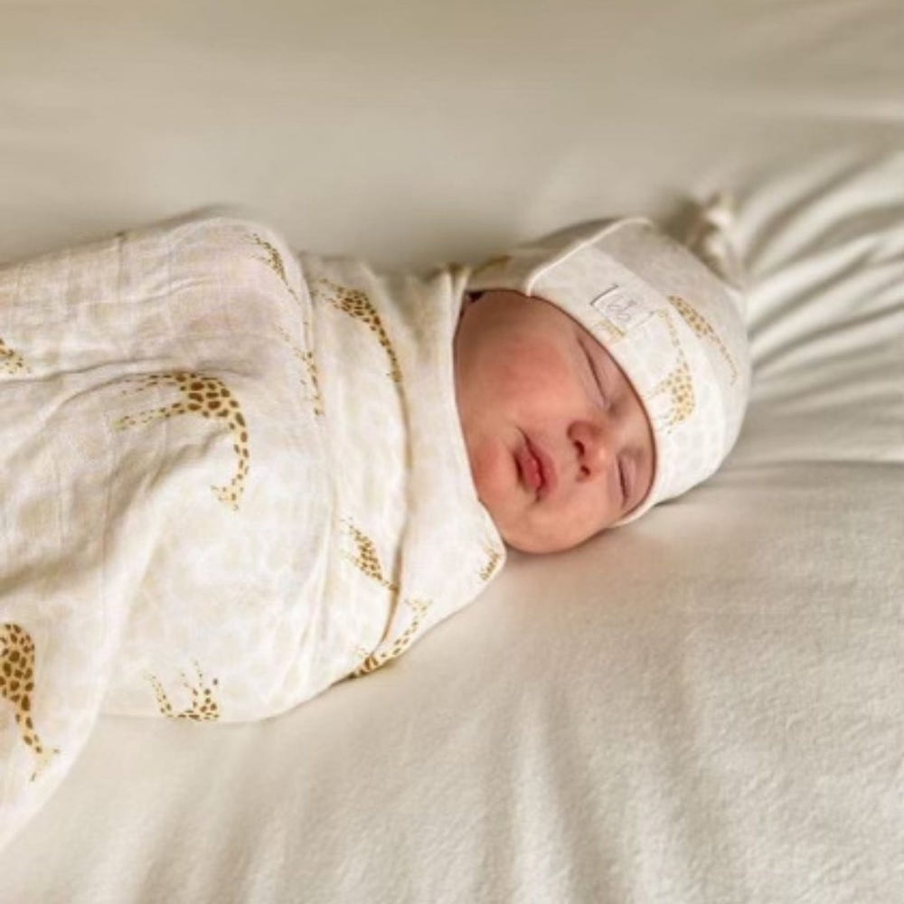 Top Knot Hat - Into the Wild: Stylish and cozy knot hat for babies, perfect for adventurous little ones.