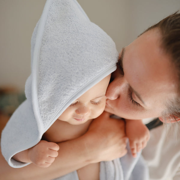 Mushie Organic Cotton Baby Hooded Towel Hooded for Babies and Toddlers