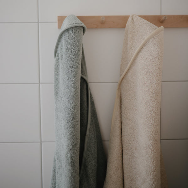 Mushie Organic Cotton Baby Hooded Towel Hooded for Babies and Toddlers