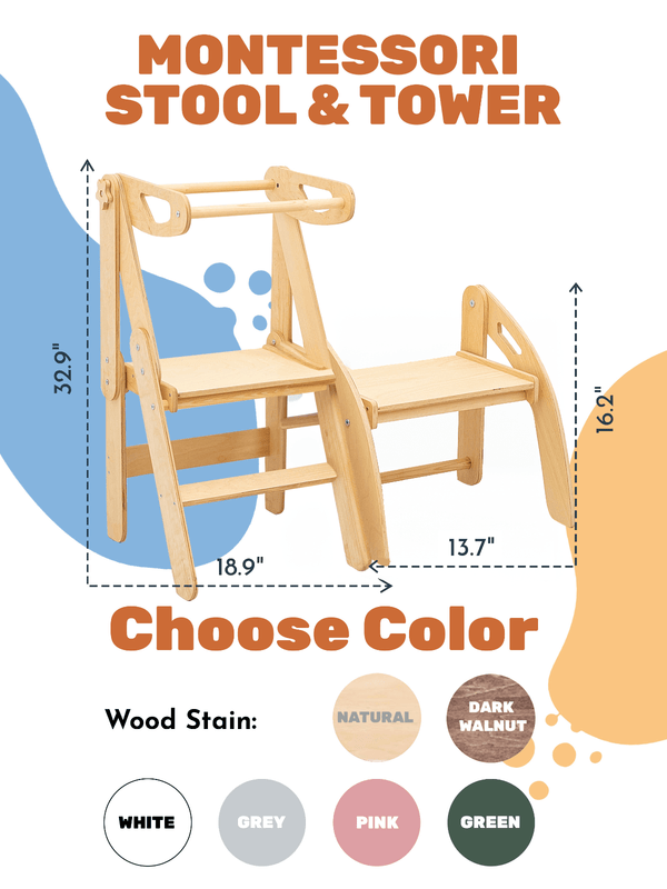 Kid's Wooden Stepping Stool