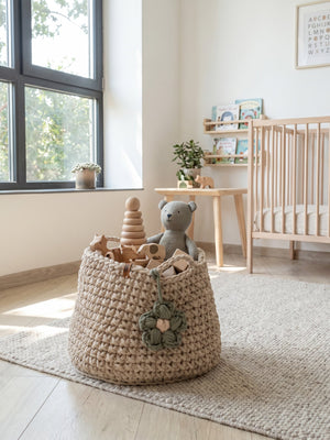 Toy Nursery Storage Basket Basic Recycled