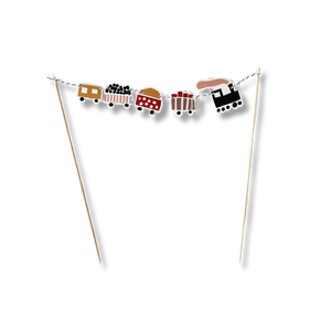 Train Cake Banner