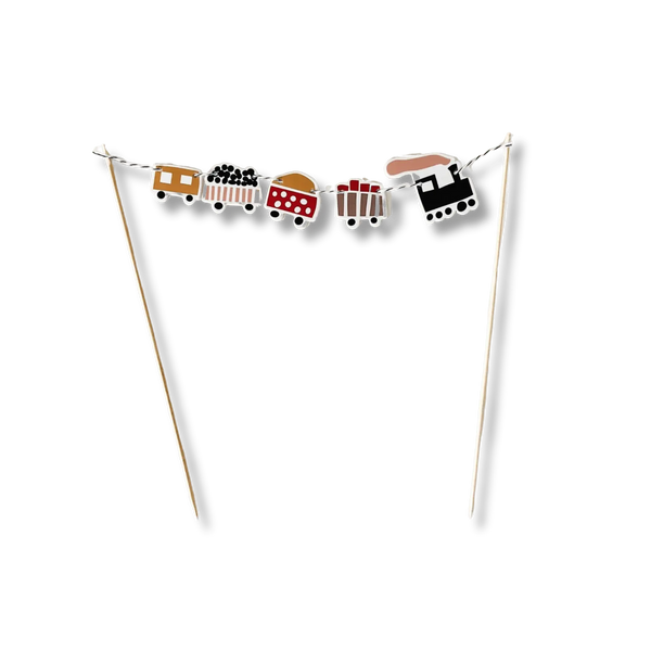 Train Cake Banner