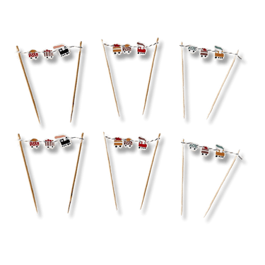 Train Cupcake Toppers (6pcs)