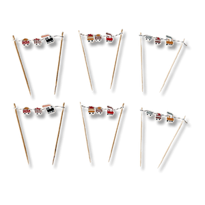 Train Cupcake Toppers (6pcs)