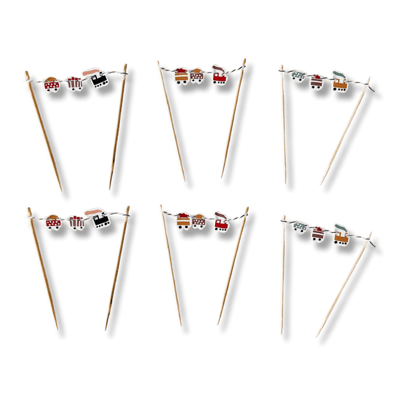 Train Cupcake Toppers (6pcs)