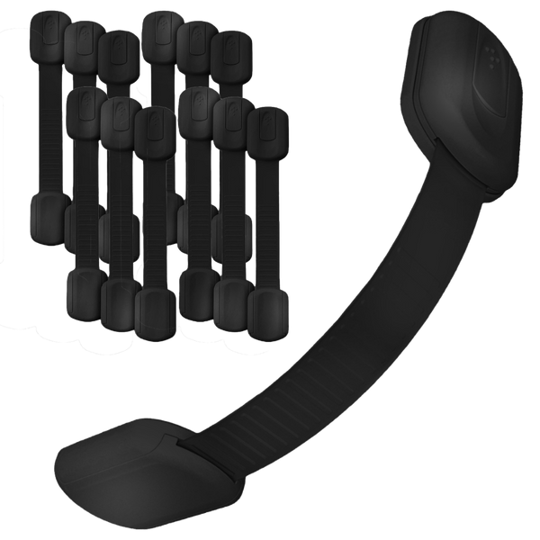 Baby Proof Me | Adjustable Safety Black Strap Lock