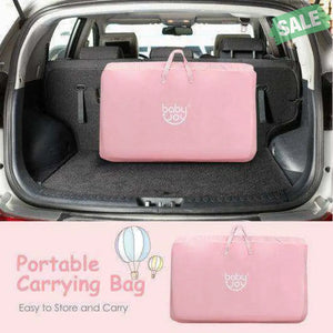 Travel Portable Baby Bed Side Sleeper Bassinet Crib with Carrying Bag-Gray Gray Bassinets & Bedside Sleepers