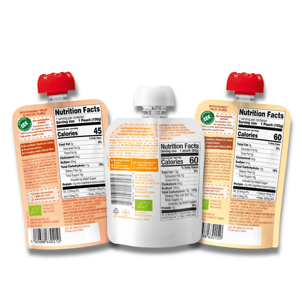 Tropical Bundle: Yogurt with Mango, Carrot Cat, Banana Llama