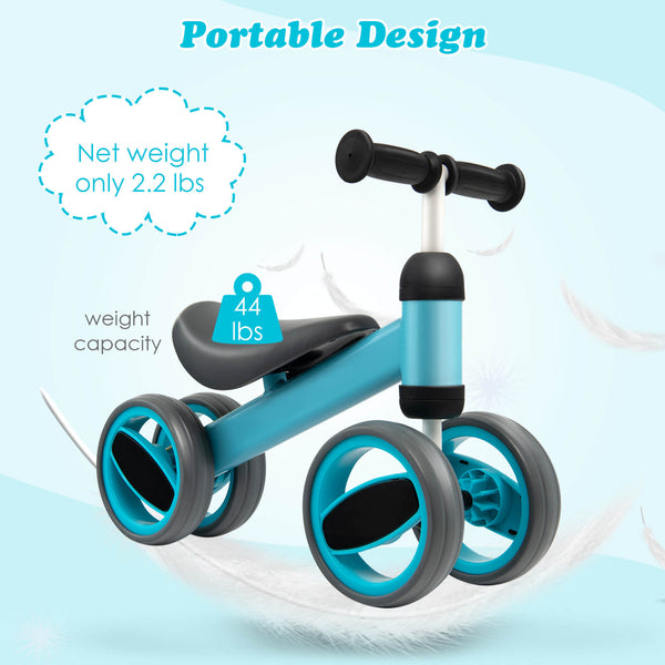 4 Wheels Baby Balance Bike Toy