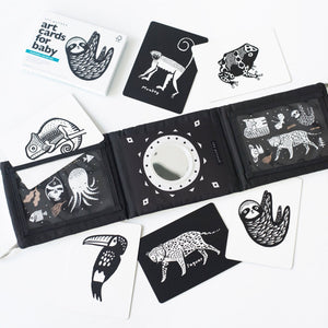 Baby Tummy Time Gallery with Mirror Gift Set at angle 21, perfect for stimulating play and development.