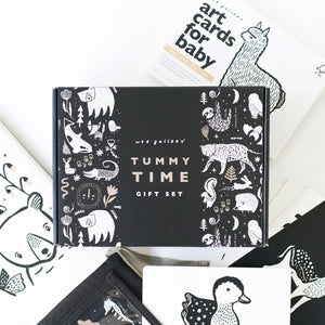 Baby Tummy Time Gallery with Mirror Gift Set, perfect for engaging infants during tummy time play.