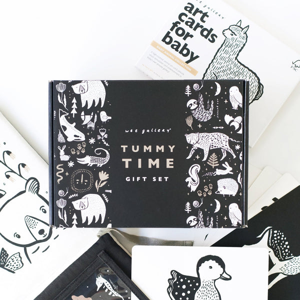 Baby Tummy Time Gallery with Mirror Gift Set, perfect for engaging infants during tummy time play.