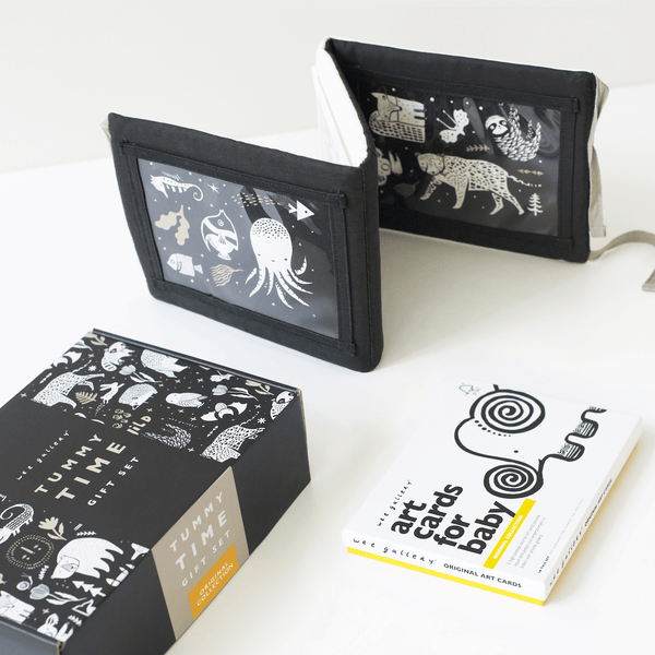 Baby Tummy Time Gallery with Mirror Gift Set at angle 8, perfect for stimulating play and development.