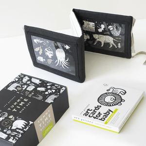 Baby Tummy Time Gallery with Mirror Gift Set, perfect for stimulating play and development in infants.