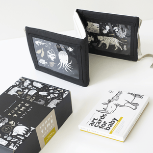 Baby Tummy Time Gallery with Mirror Gift Set at a 15-degree angle, perfect for developmental play and gifts.