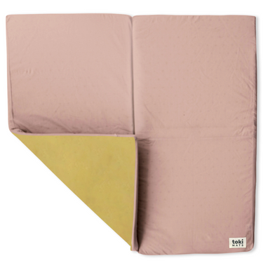 Tutu + Daisy Organic Cotton Play Mat for babies, featuring a soft, colorful design perfect for playtime and tummy time.