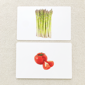 Vegetables Toddler Cards