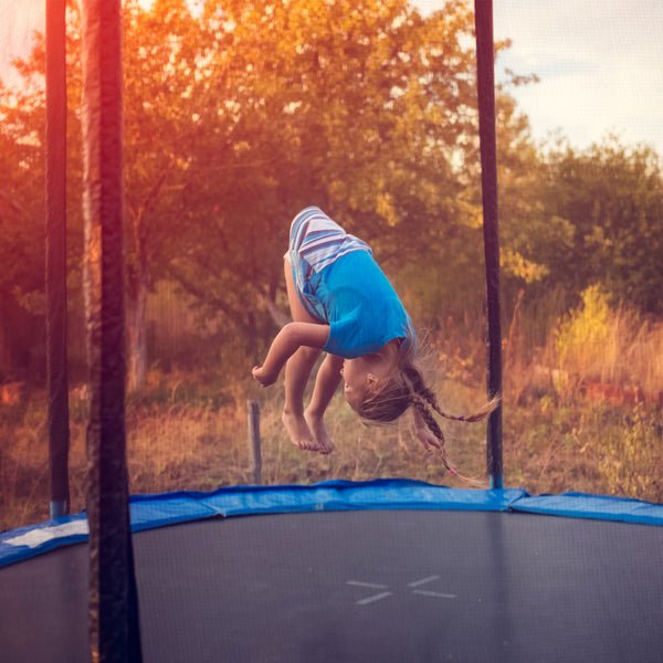 8/10/12/14/15/16 Feet Outdoor Trampoline Bounce Combo with Safety Closure Net Ladder