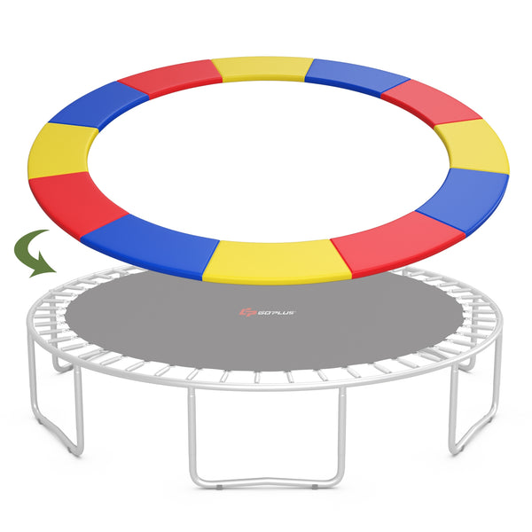 12 Feet Waterproof Trampoline Safety Pad Cover - Tear-Resistant, Universal Fit for Enhanced Safety in Toys & Hobbies.