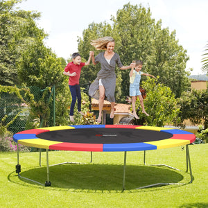 12 Feet Waterproof Trampoline Safety Pad - Tear-Resistant Spring Cover for Kids' Safety in Toys & Hobbies.