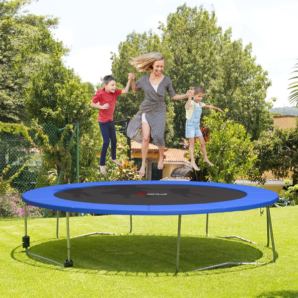 12 Feet Waterproof Trampoline Safety Pad Cover - Tear-Resistant Universal Fit for Enhanced Safety in Toys & Hobbies.