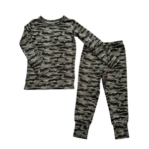Camo Bamboo Two-Piece Pajama Set