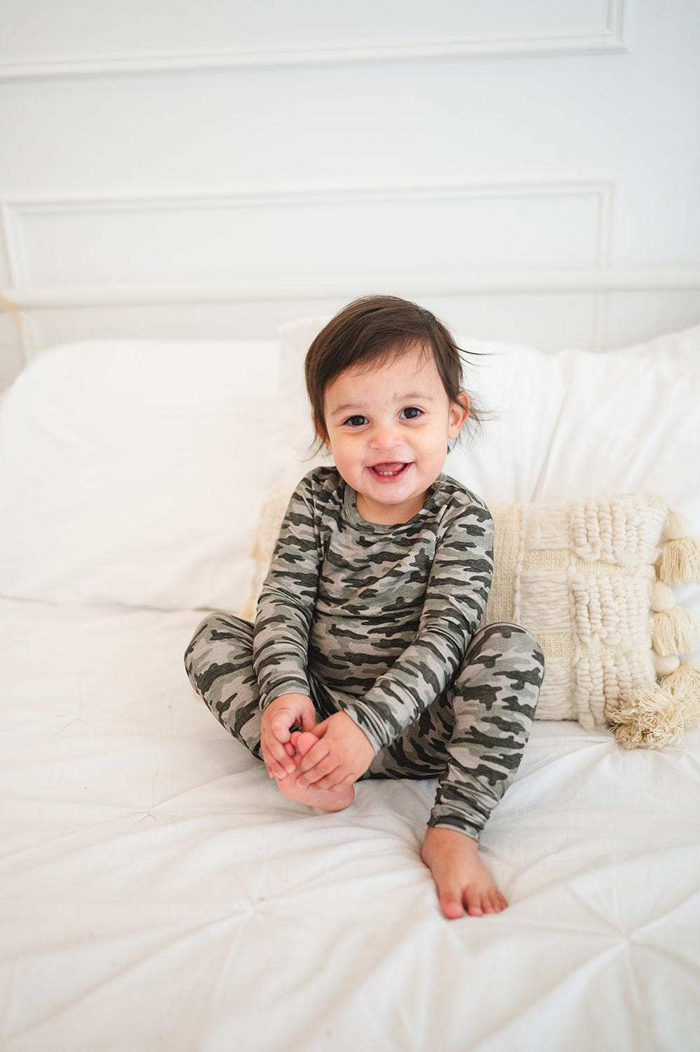 Camo Bamboo Two-Piece Pajama Set