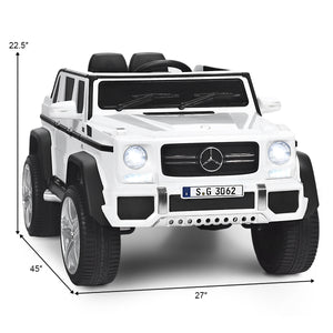 12V licensed Mercedes-Benz kids ride-on car in angle 21, perfect for fun and adventure in toys and hobbies.