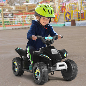 6V Kids Electric ATV 4 Wheels Ride-On Toy - Rechargeable