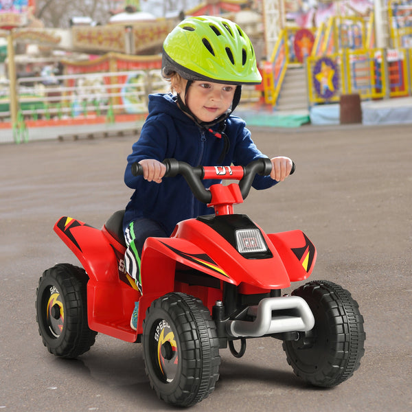 6V Kids Electric ATV 4 Wheels Ride-On Toy - Rechargeable