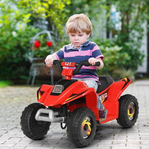 6V Kids Electric ATV 4 Wheels Ride-On Toy - Rechargeable