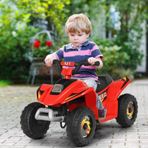 6V Kids Electric ATV 4 Wheels Ride-On Toy - Rechargeable