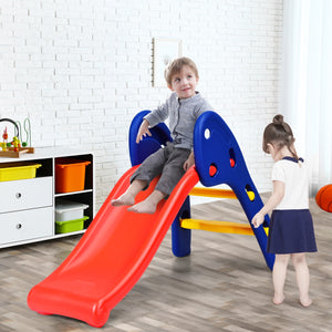 2 Step Children Folding Plastic Slide - Fun and safe outdoor toy for kids, perfect for playtime adventures.