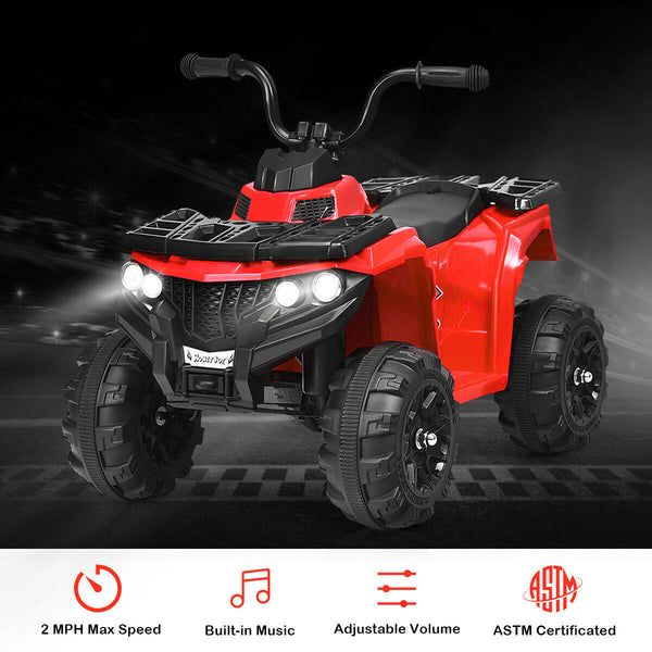 6V Battery Powered Kids Electric Ride on ATV - Rechargeable