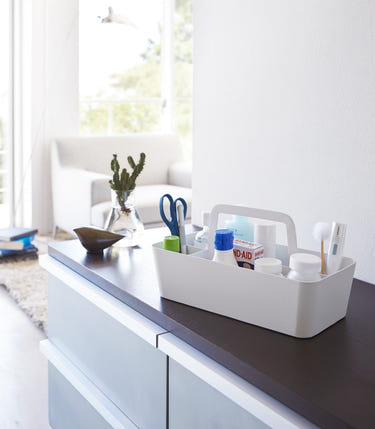 Steel storage caddy for babies, perfect for organizing toys and essentials in stylish baskets and bins.