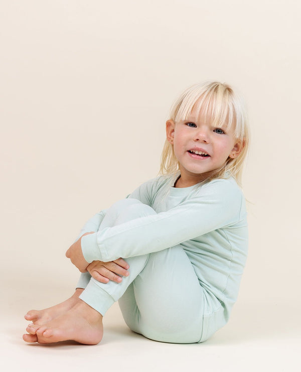 Ultimate Pajama Set in Pistachio for babies - soft, cozy, and stylish sleepwear for a comfortable night's rest.