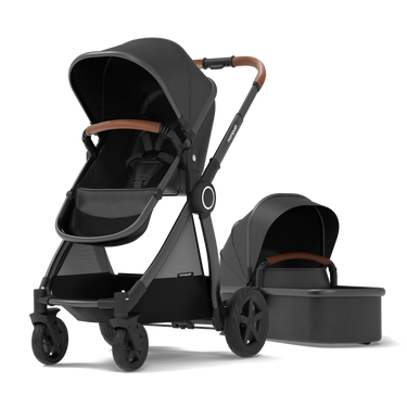 Mompush Ultimate 2 stroller in a sleek design, perfect for parents seeking comfort and style for their baby.