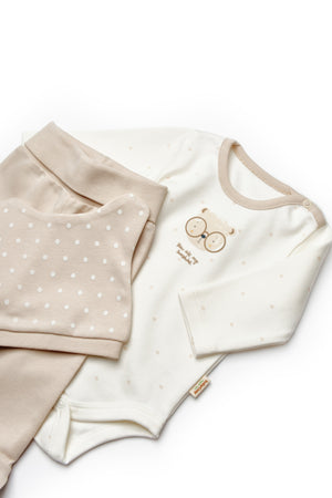 Teddy 3 Pcs Gift Organic Cotton