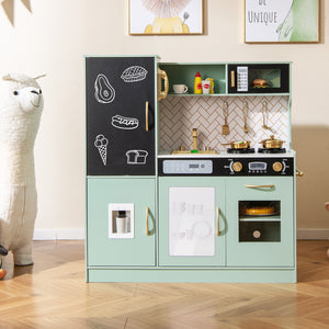 Pretend Play Kitchen with Utensils for Kids Aged 3+ - Realistic