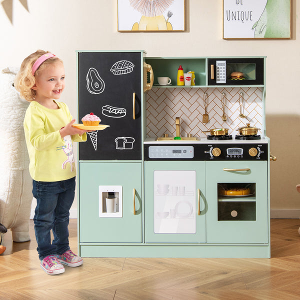 Pretend Play Kitchen with Utensils for Kids Aged 3+ - Realistic