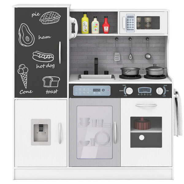 Pretend Play Kitchen with Utensils for Kids Aged 3+ - Realistic