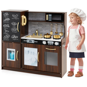 Toddler Pretend Play Kitchen for Boys and Girls 3-6 Years Old