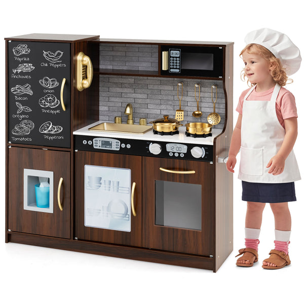 Toddler Pretend Play Kitchen for Boys and Girls 3-6 Years Old