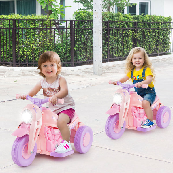 6V Kids Electric Ride on Motorcycle with Bubble Maker and Music